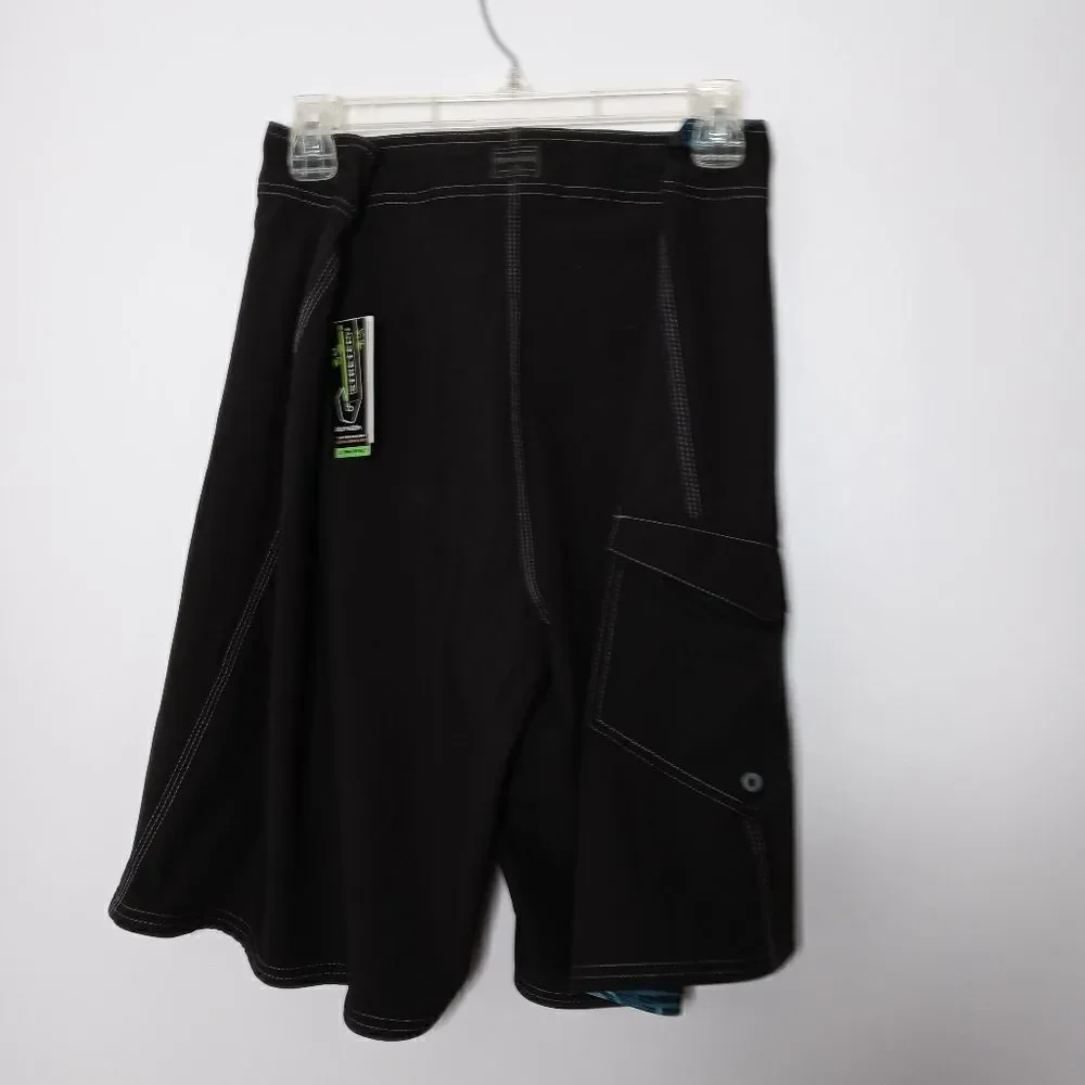 Burnside men's size 38 black swim trunk